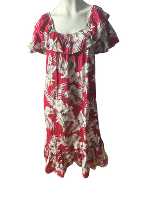 Vintage Hawaiian Royal Creations dress caftan long M