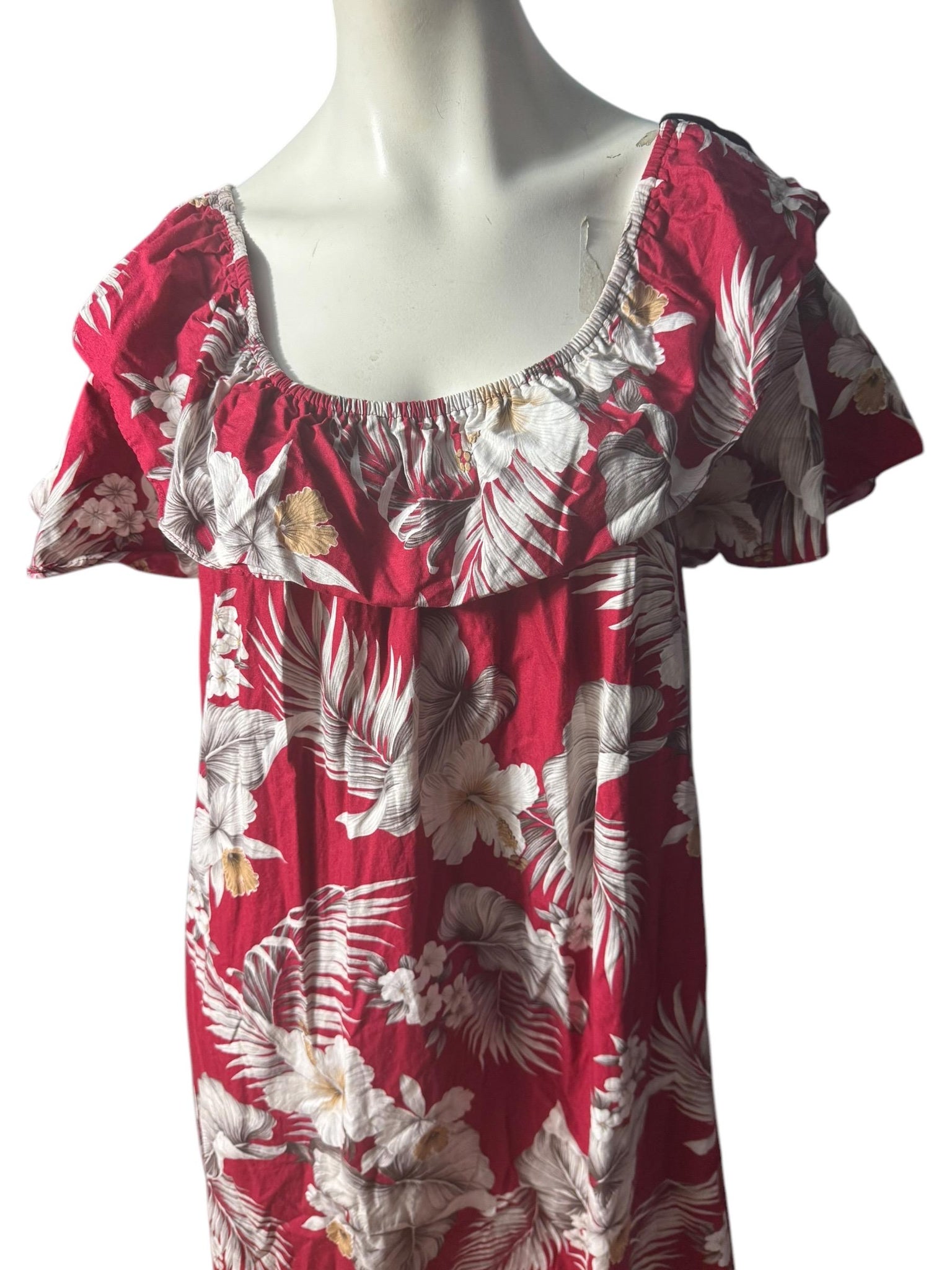Vintage Hawaiian Royal Creations dress caftan long M