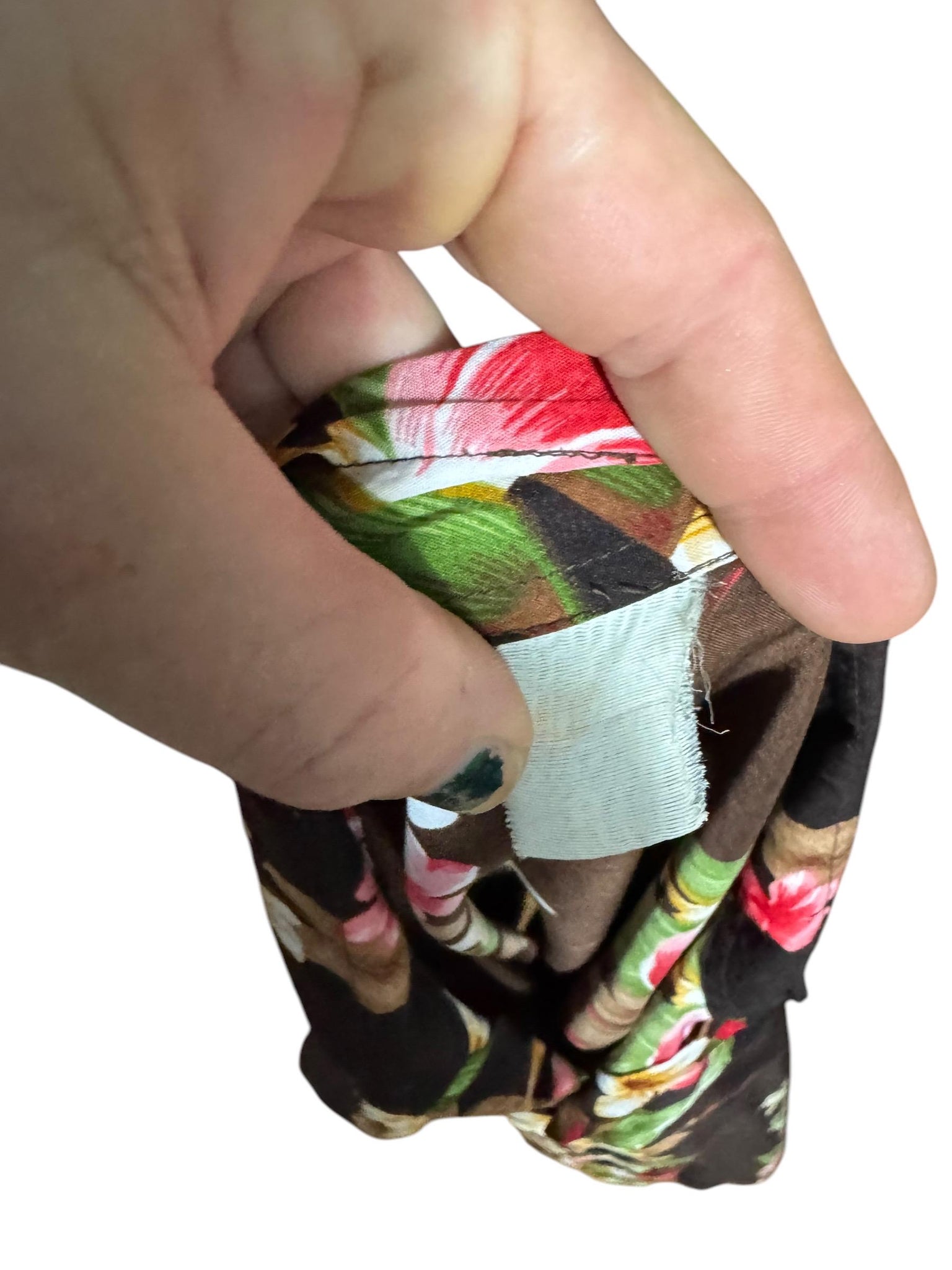 Vintage 70's brown Hawaiian shirt tiki XL 2XL
