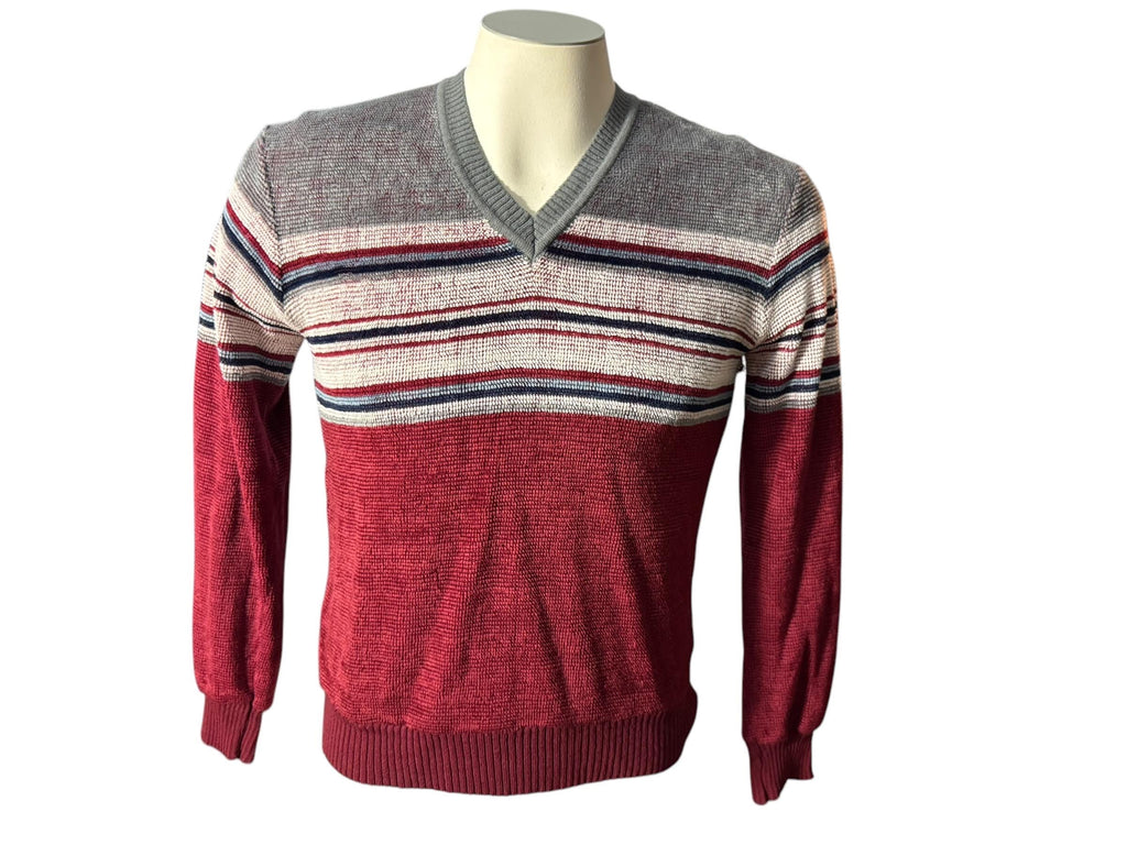 Vintage 70's men's striped terry shirt M Kennington