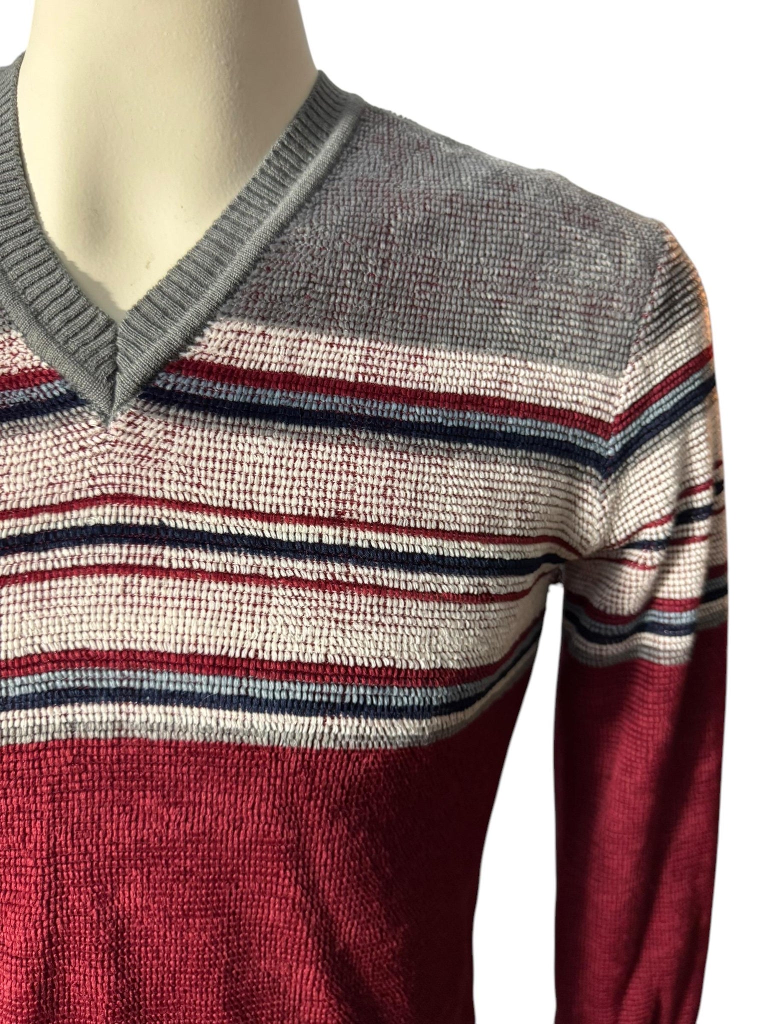 Vintage 70's men's striped terry shirt M Kennington