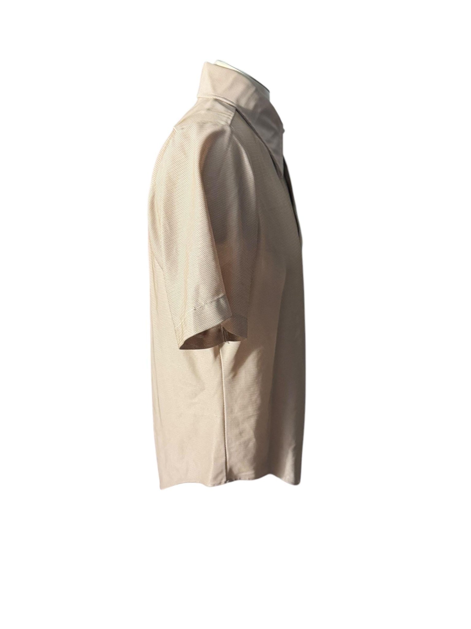 Vintage 70’s mod polyester shirt M/L 16 William Gary