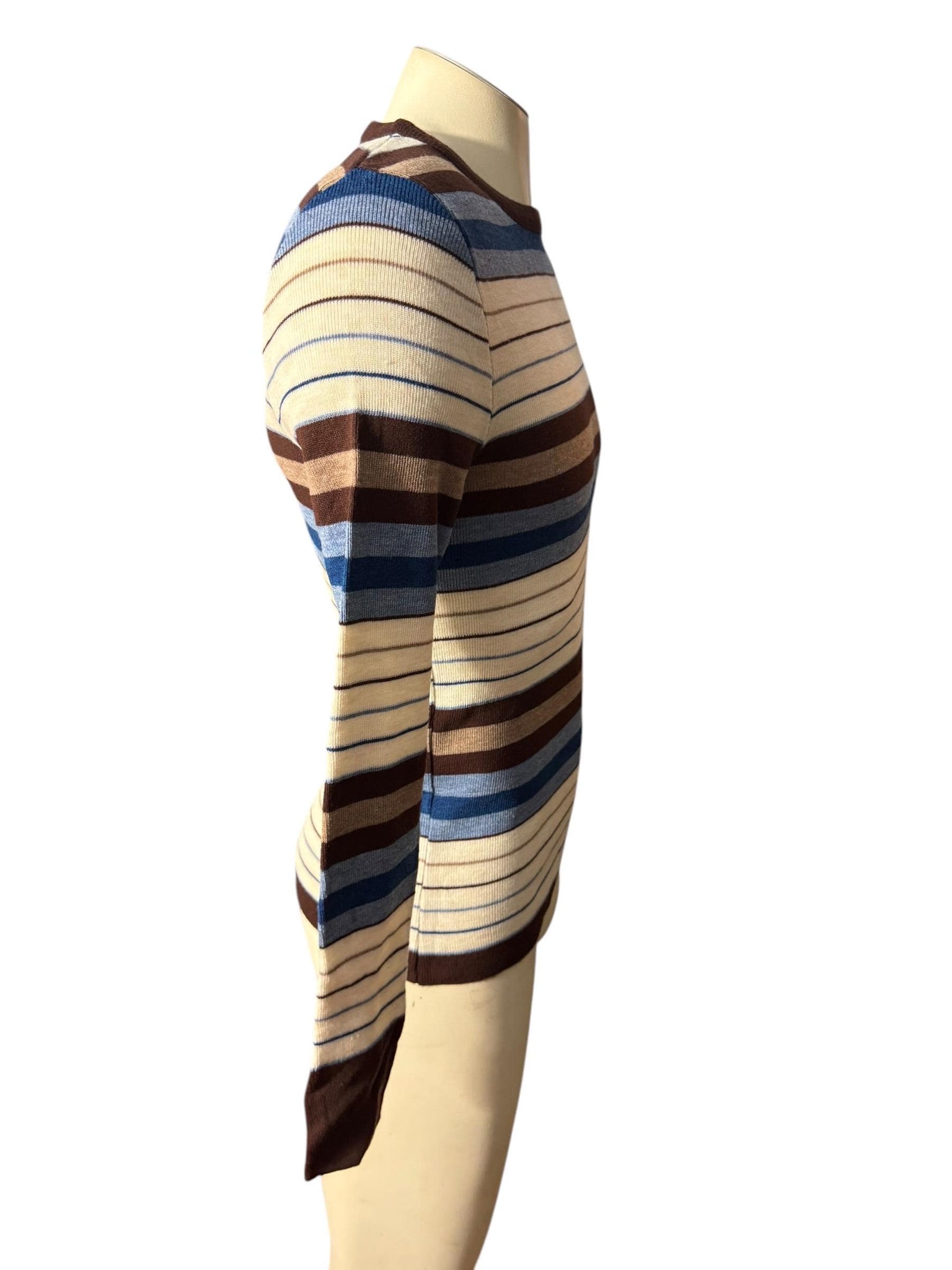 Vintage 70's men's striped sweater M Kings Road