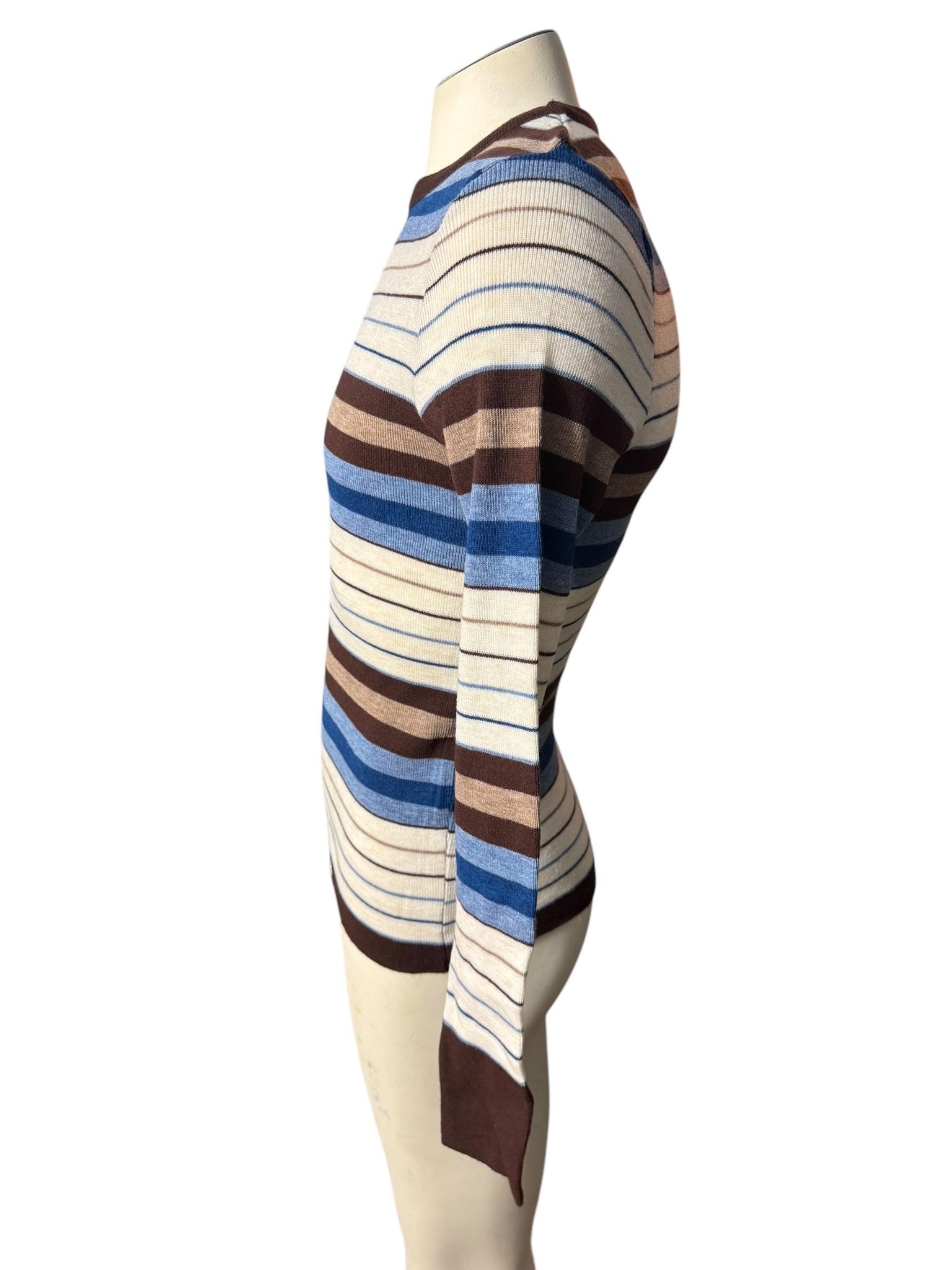 Vintage 70's men's striped sweater M Kings Road