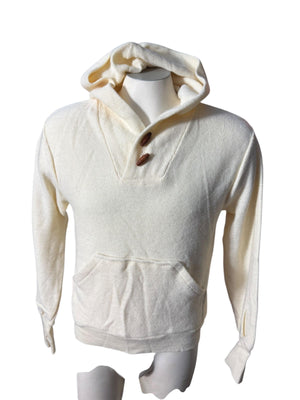 Vintage 70's men's hooded pullover sweater M