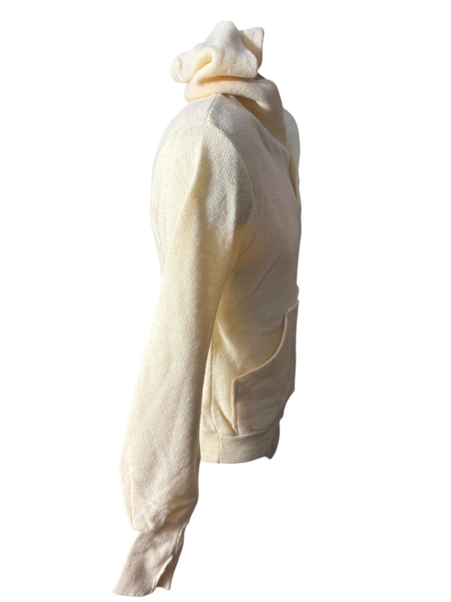 Vintage 70's men's hooded pullover sweater M