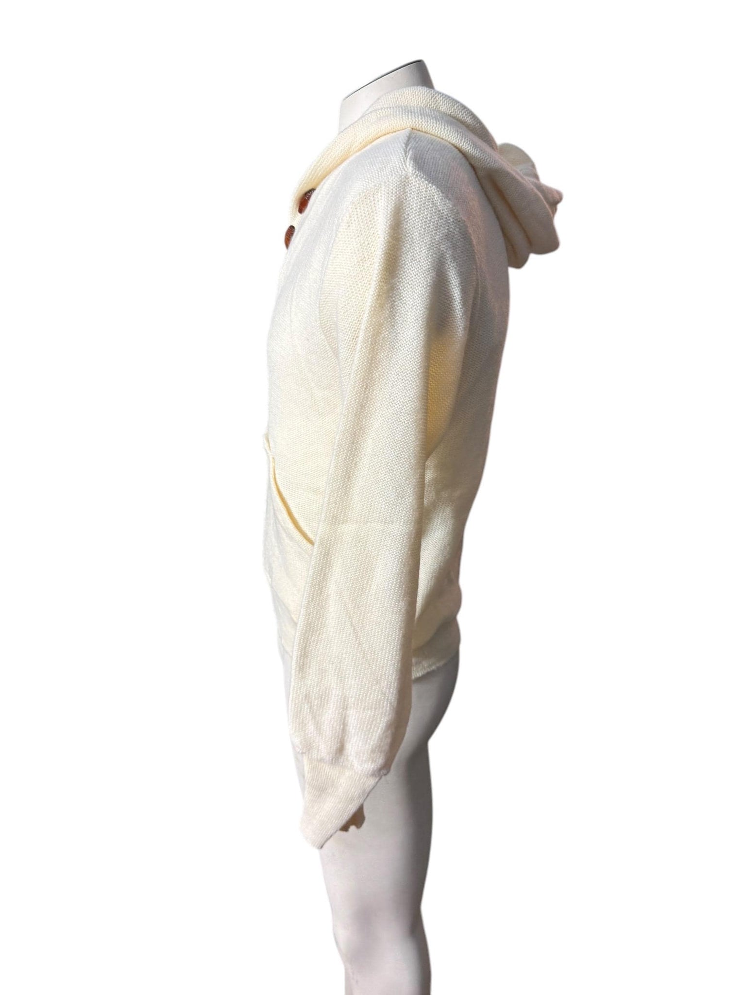 Vintage 70's men's hooded pullover sweater M