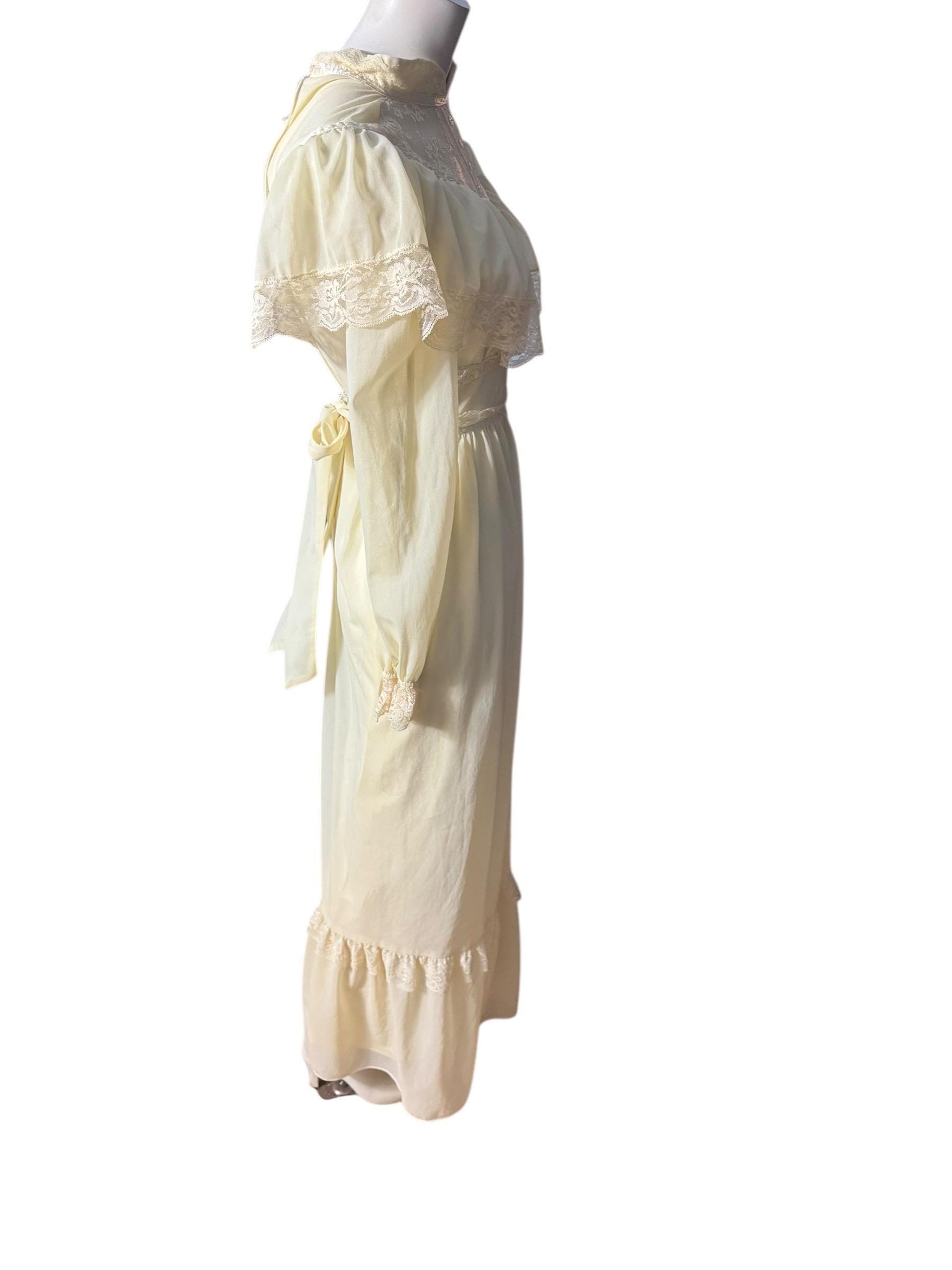 Vintage 70's prairie dress S wedding