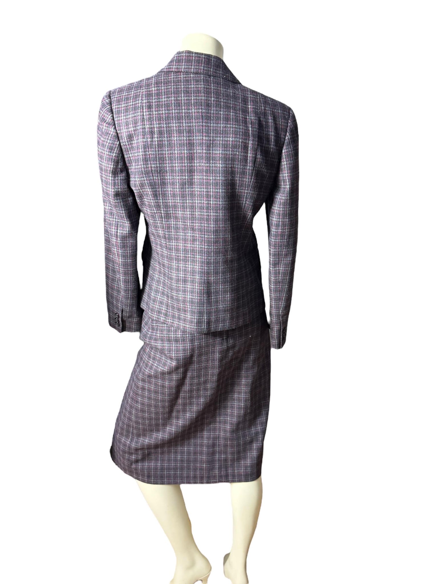 Vintage plaid wool suit M Peabody House