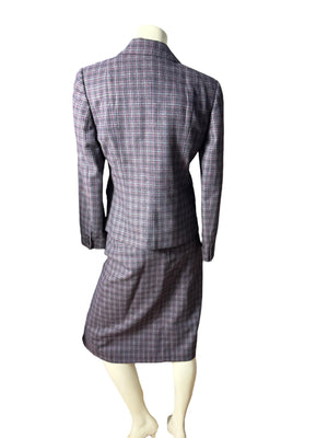 Vintage plaid wool suit M Peabody House