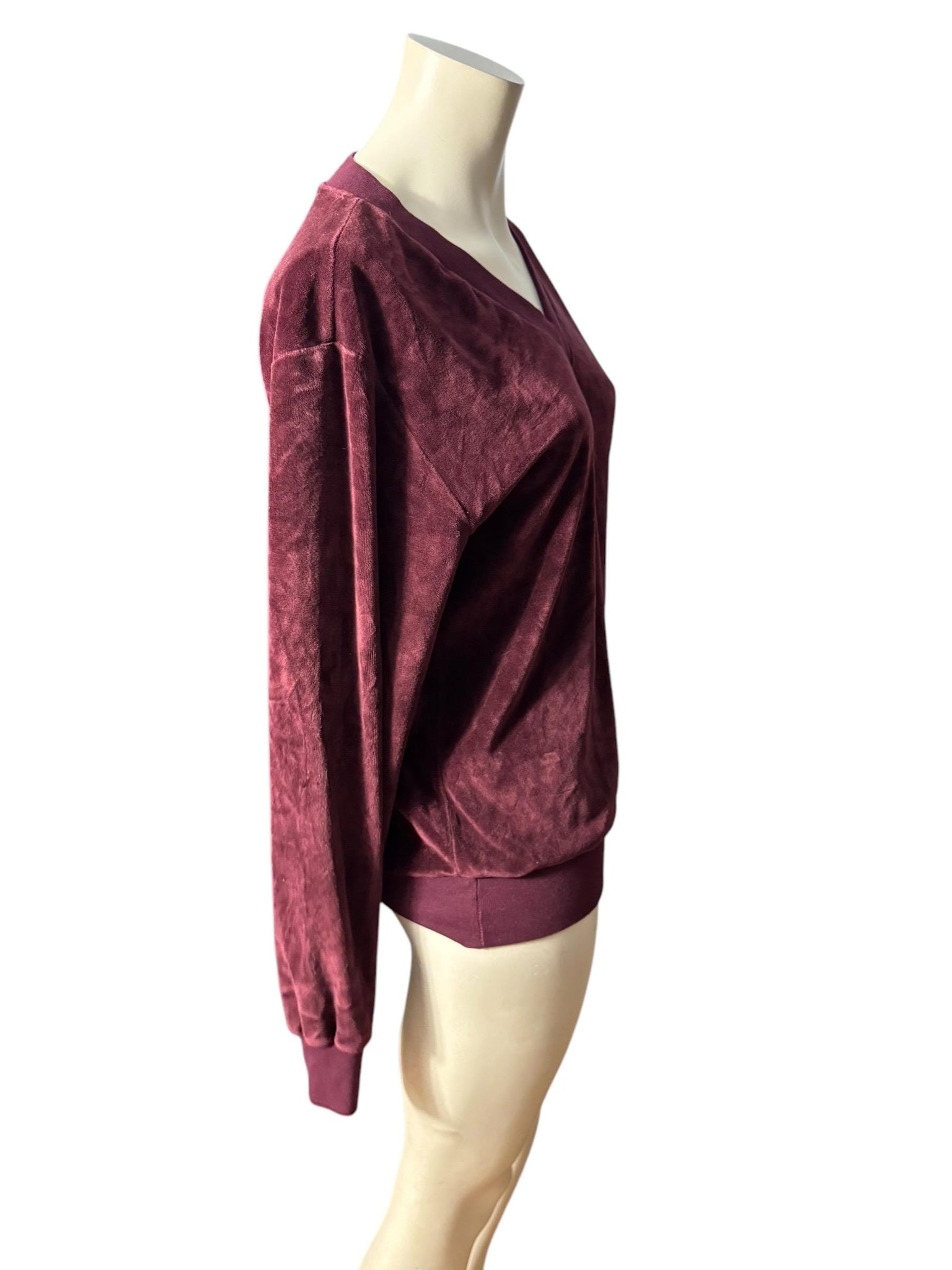 Vintage 70's men's purple terry shirt S Holmes