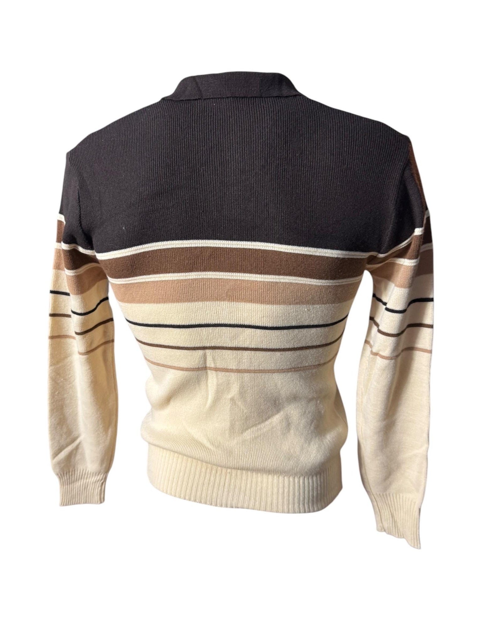 Vintage 70's brown men's National sweater M