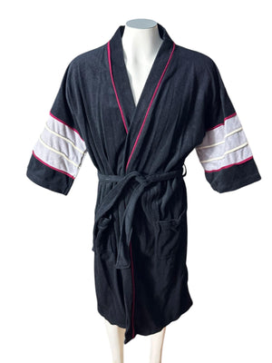 Vintage 70’s men’s black Weldon robe one size