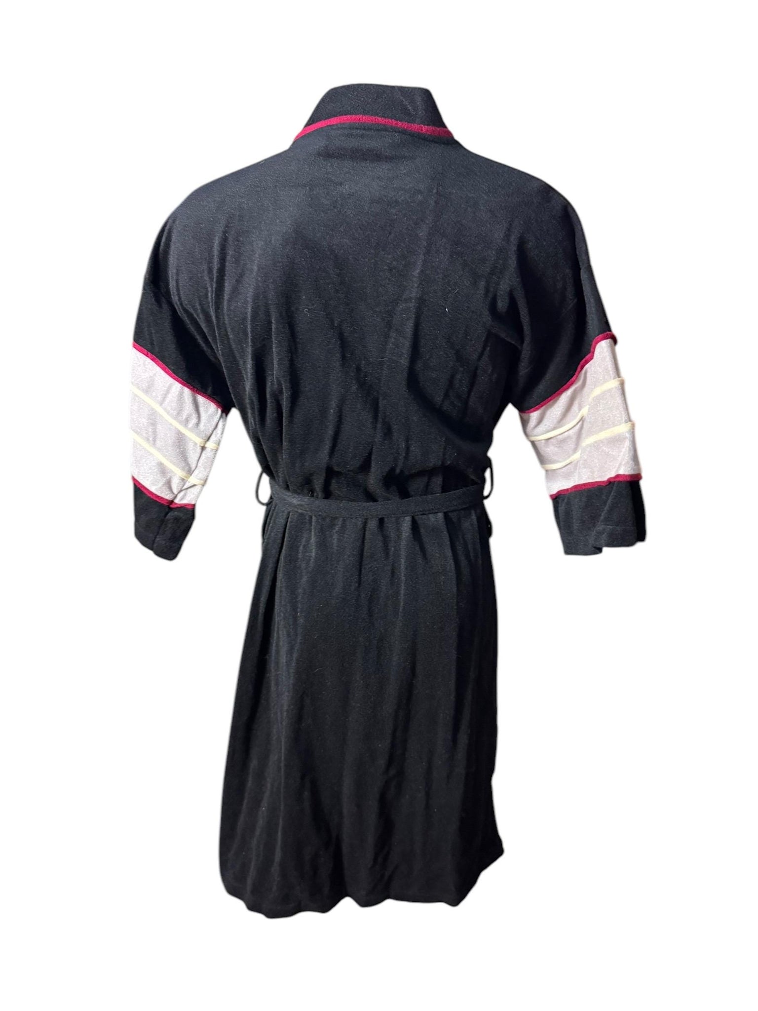 Vintage 70’s men’s black Weldon robe one size