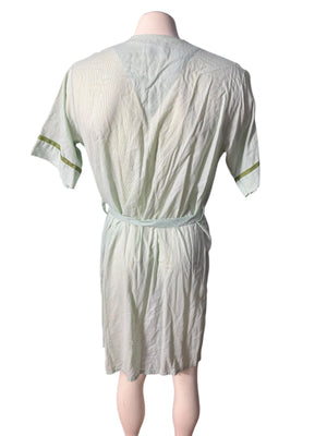 Vintage green 60’s men's shave coat M green