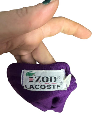 Vintage men's purple Izod sweater M