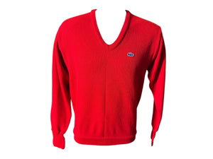 Vintage men's red pullover sweater M Izod