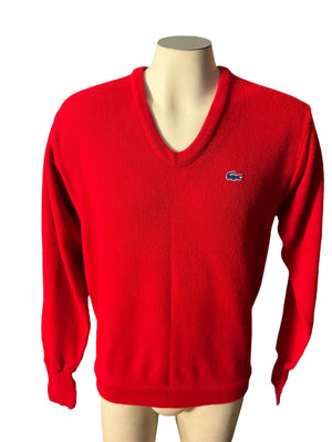 Vintage men's red pullover sweater M Izod