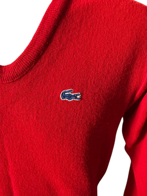 Vintage men's red pullover sweater M Izod