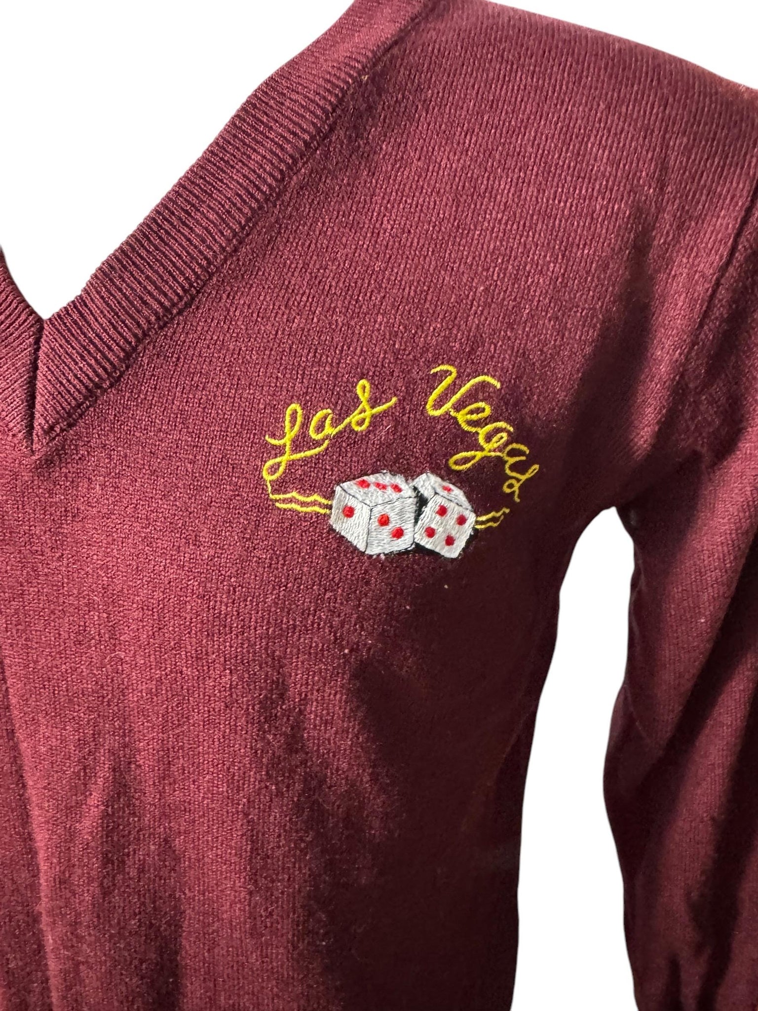 Vintage 70's men's Las Vegas sweater M Sir Robert Originals