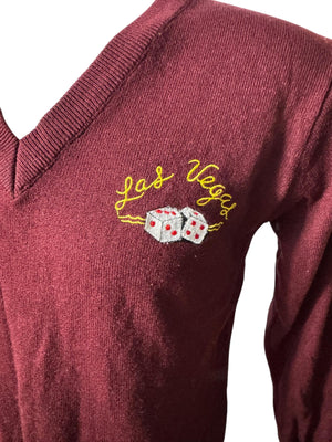 Vintage 70's men's Las Vegas sweater M Sir Robert Originals