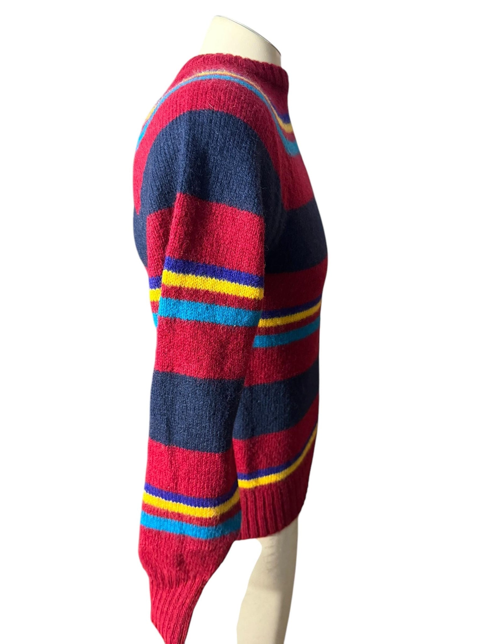 Vintage 70's men's striped sweater M McGregor