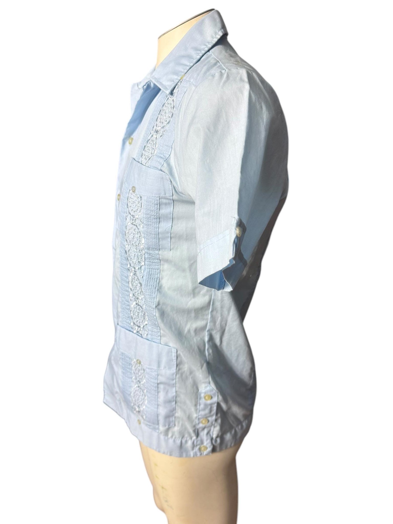 Vintage Guayaberaby Silvano shirt S
