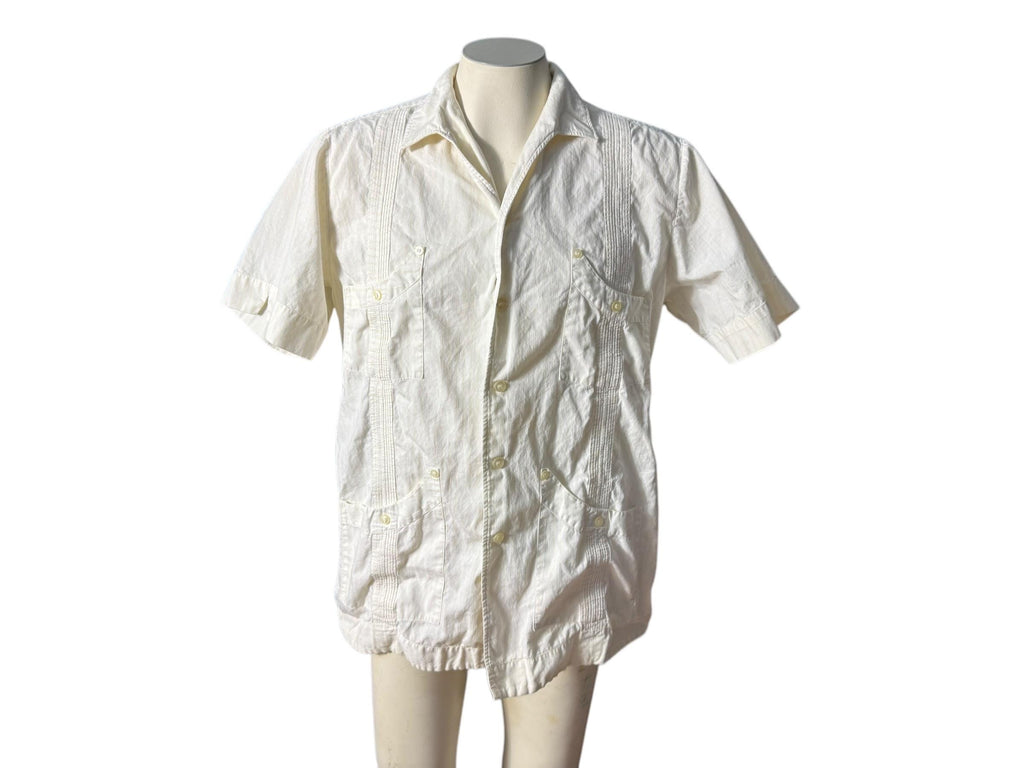 Vintage Tabogana Mexican wedding shirt L