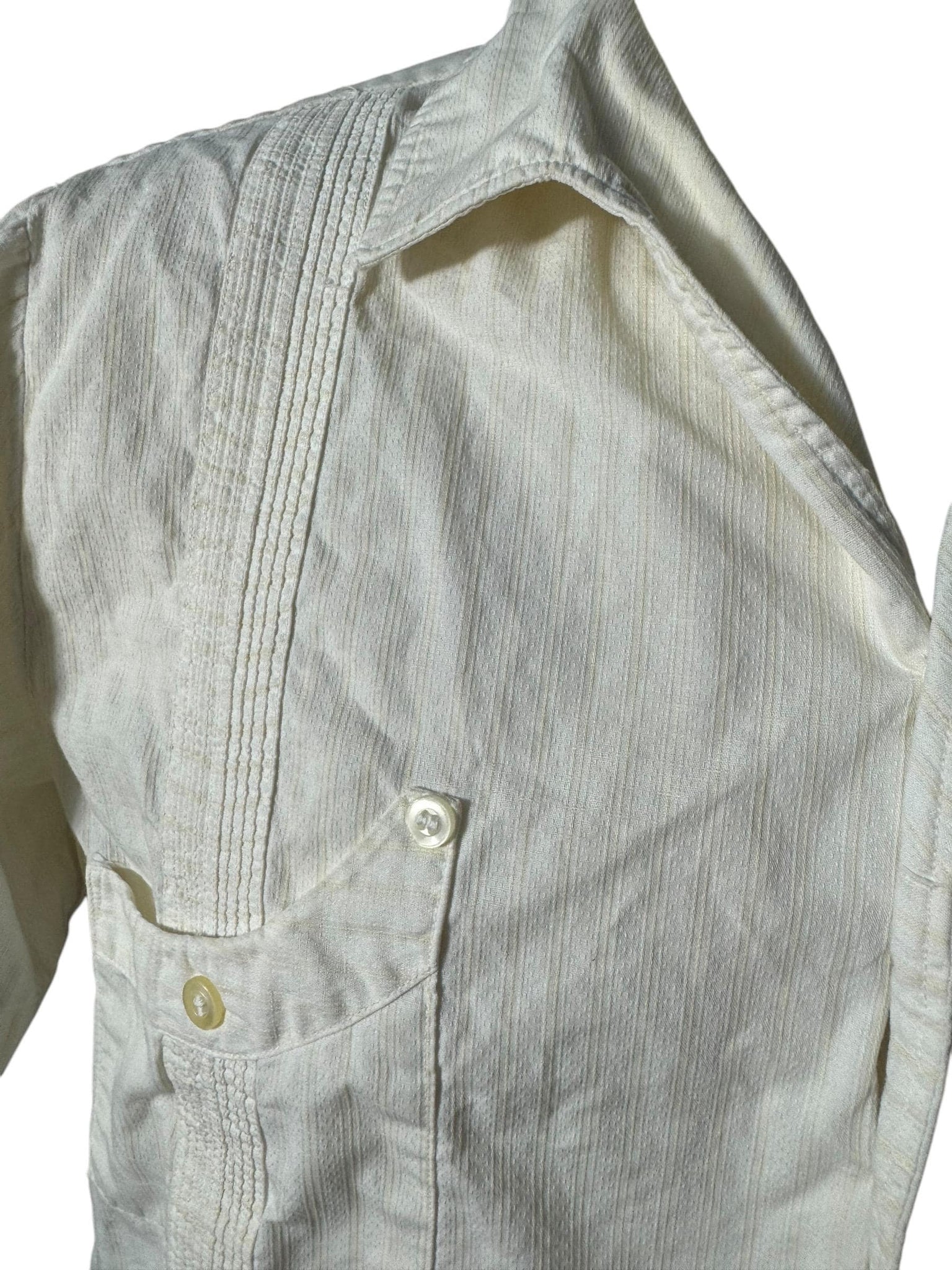 Vintage Tabogana Mexican wedding shirt L