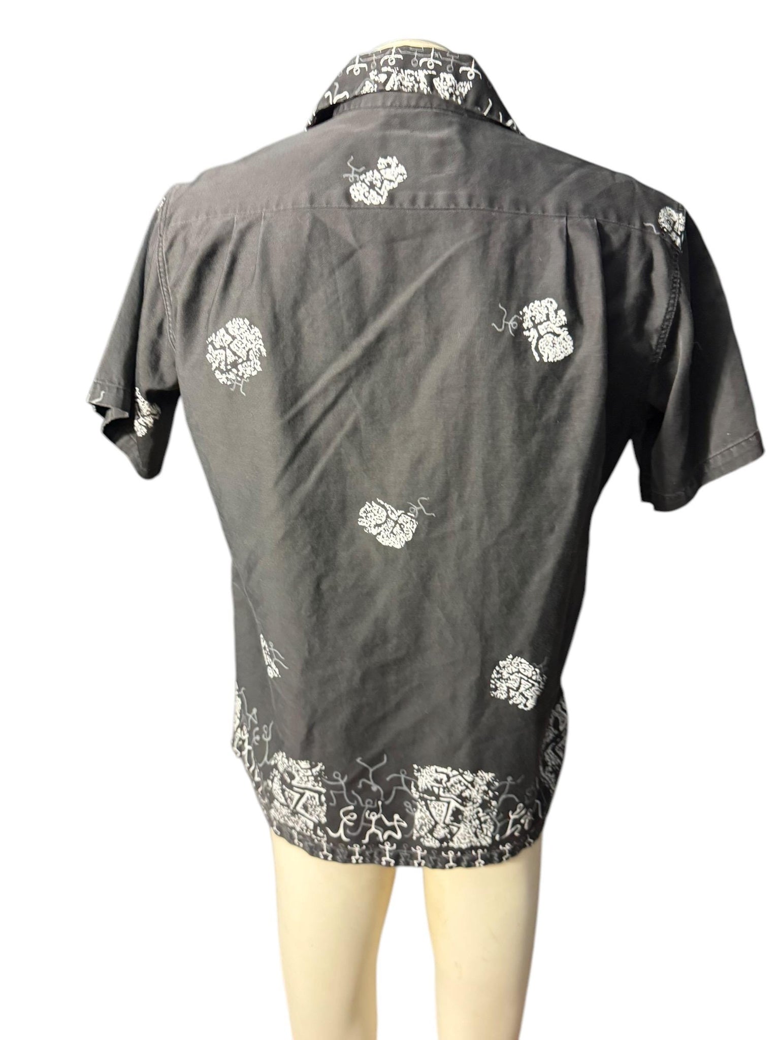Vintage Hawaiian shirt tiki M Nani of Hawaii