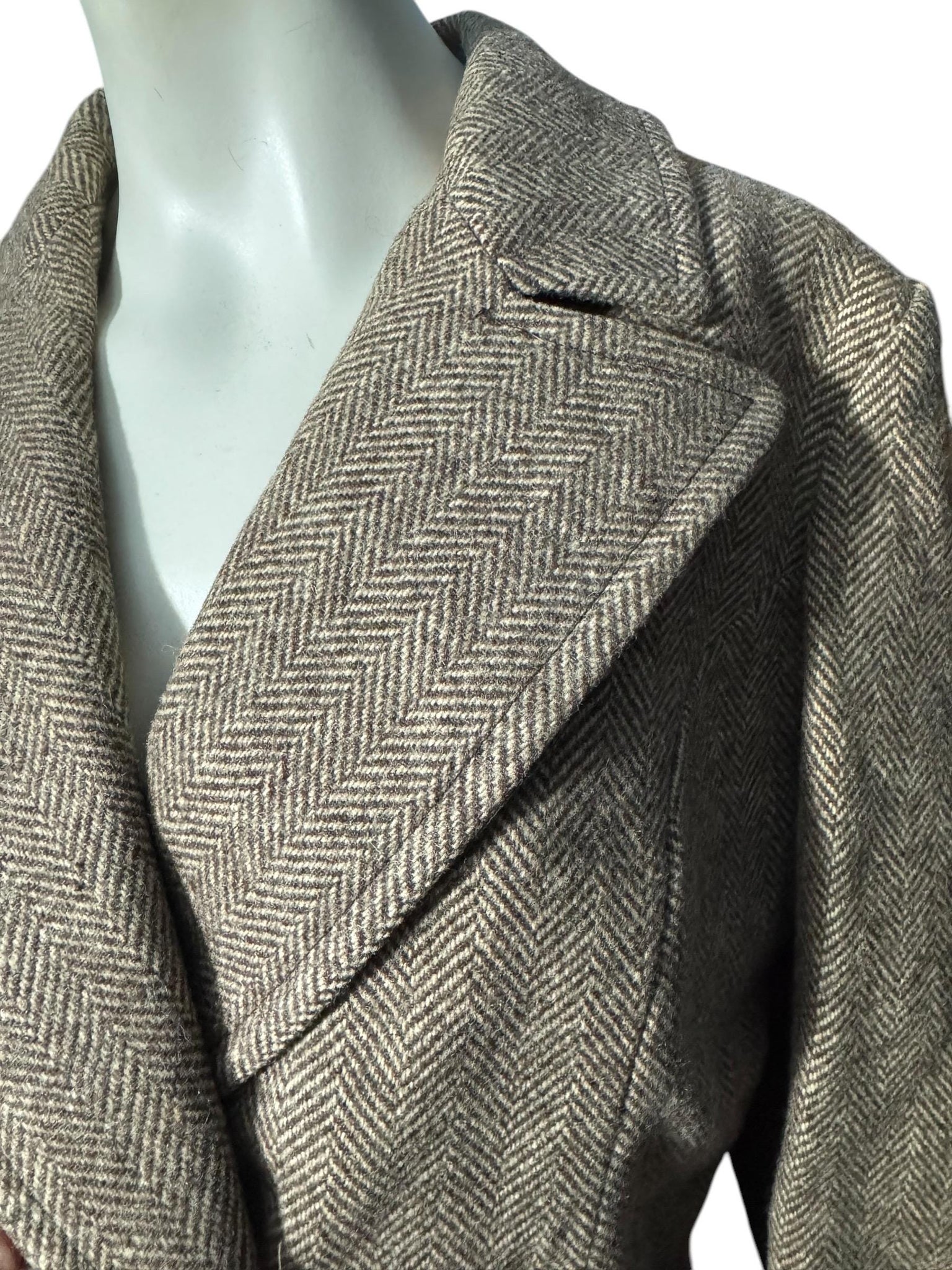 Vintage 60's tweed women's suit L XL