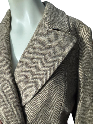 Vintage 60's tweed women's suit L XL