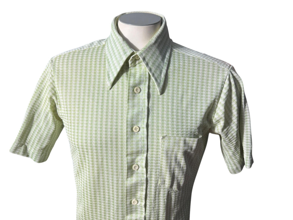 Vintage 70’s mod polyester shirt L Norgate