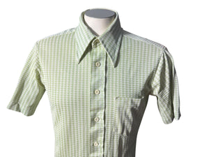 Vintage 70’s mod polyester shirt L Norgate