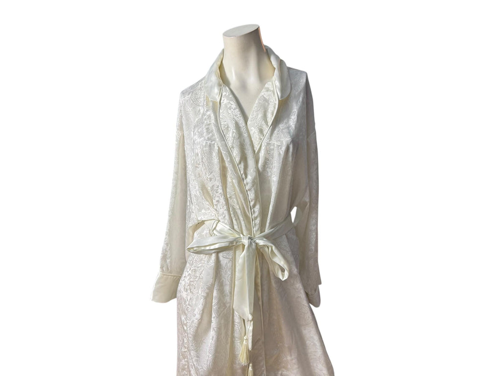 Vintage 80's Victoria's Secret robe M L gold tag