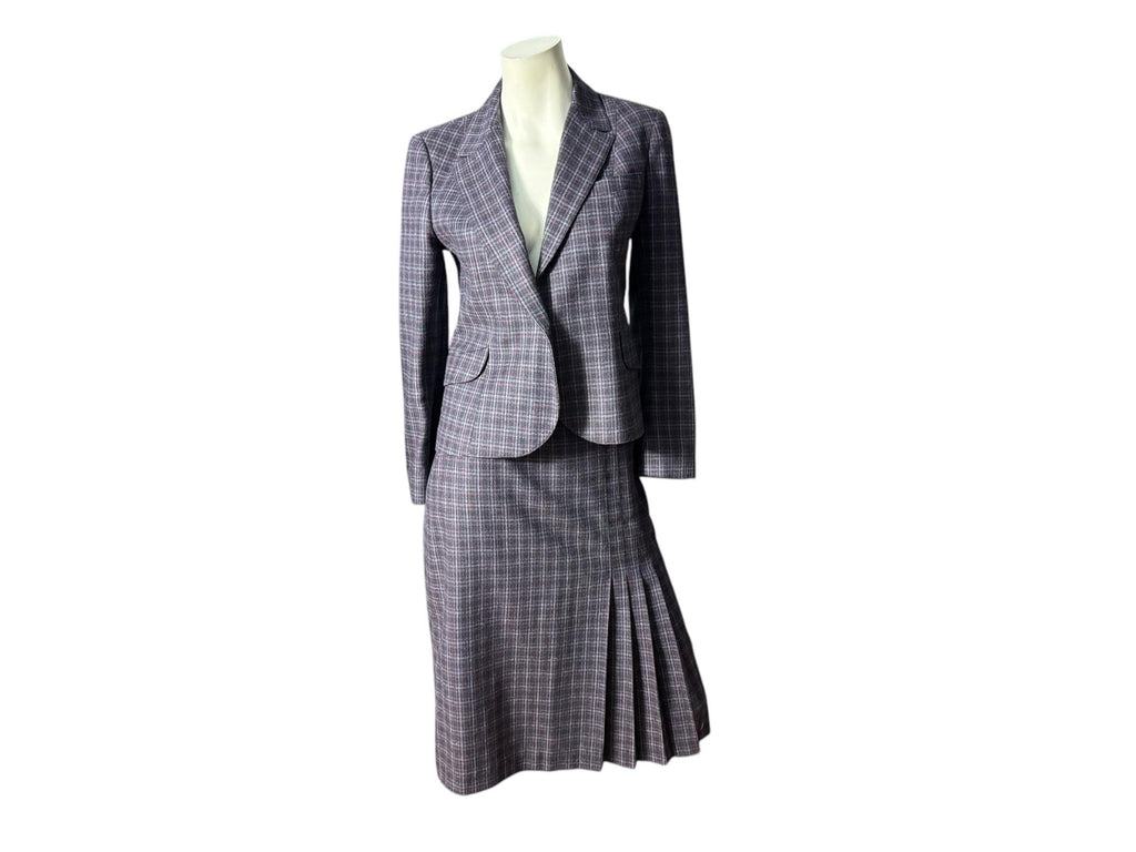 Vintage plaid wool suit M Peabody House