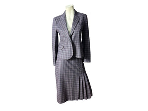 Vintage plaid wool suit M Peabody House