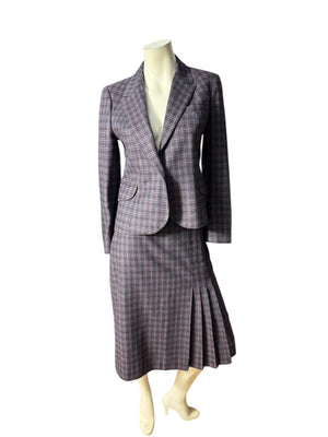 Vintage plaid wool suit M Peabody House
