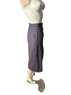 Vintage plaid wool suit M Peabody House