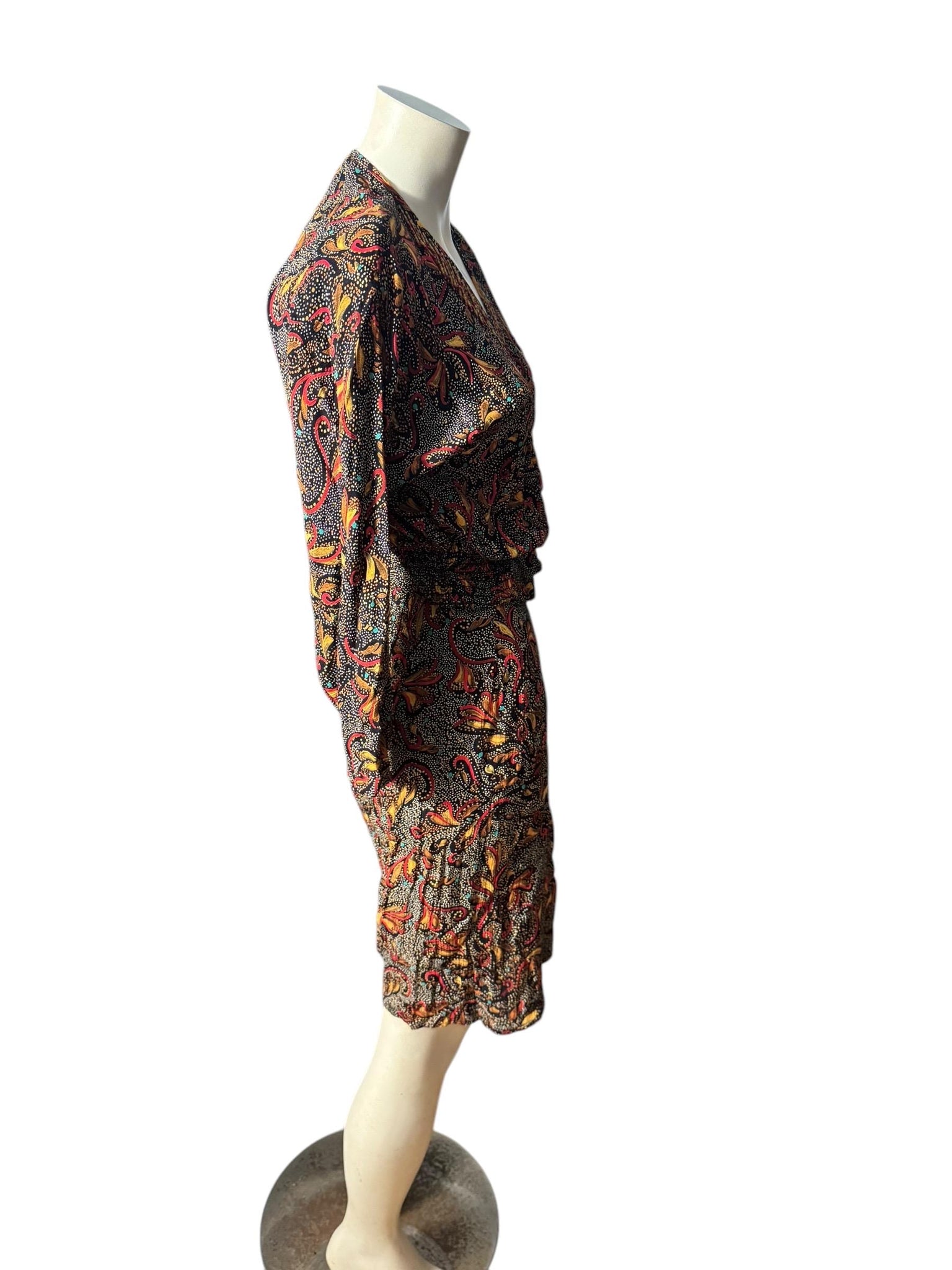Vintage Carole Little skirt & top 6 M rayon