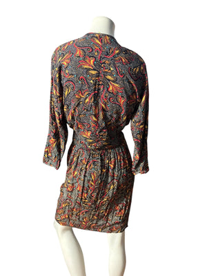 Vintage Carole Little skirt & top 6 M rayon