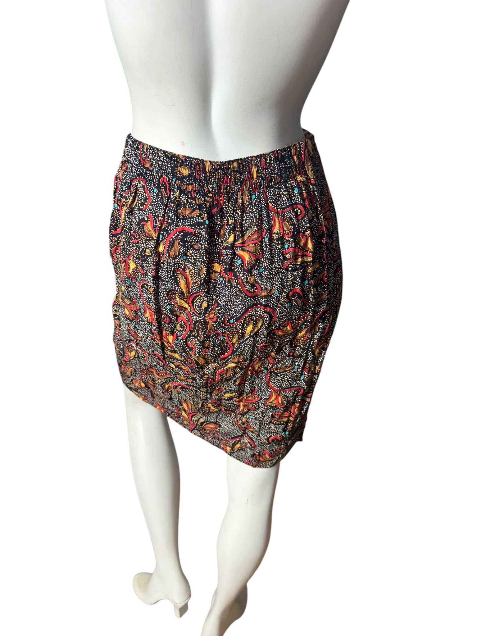 Vintage Carole Little skirt & top 6 M rayon