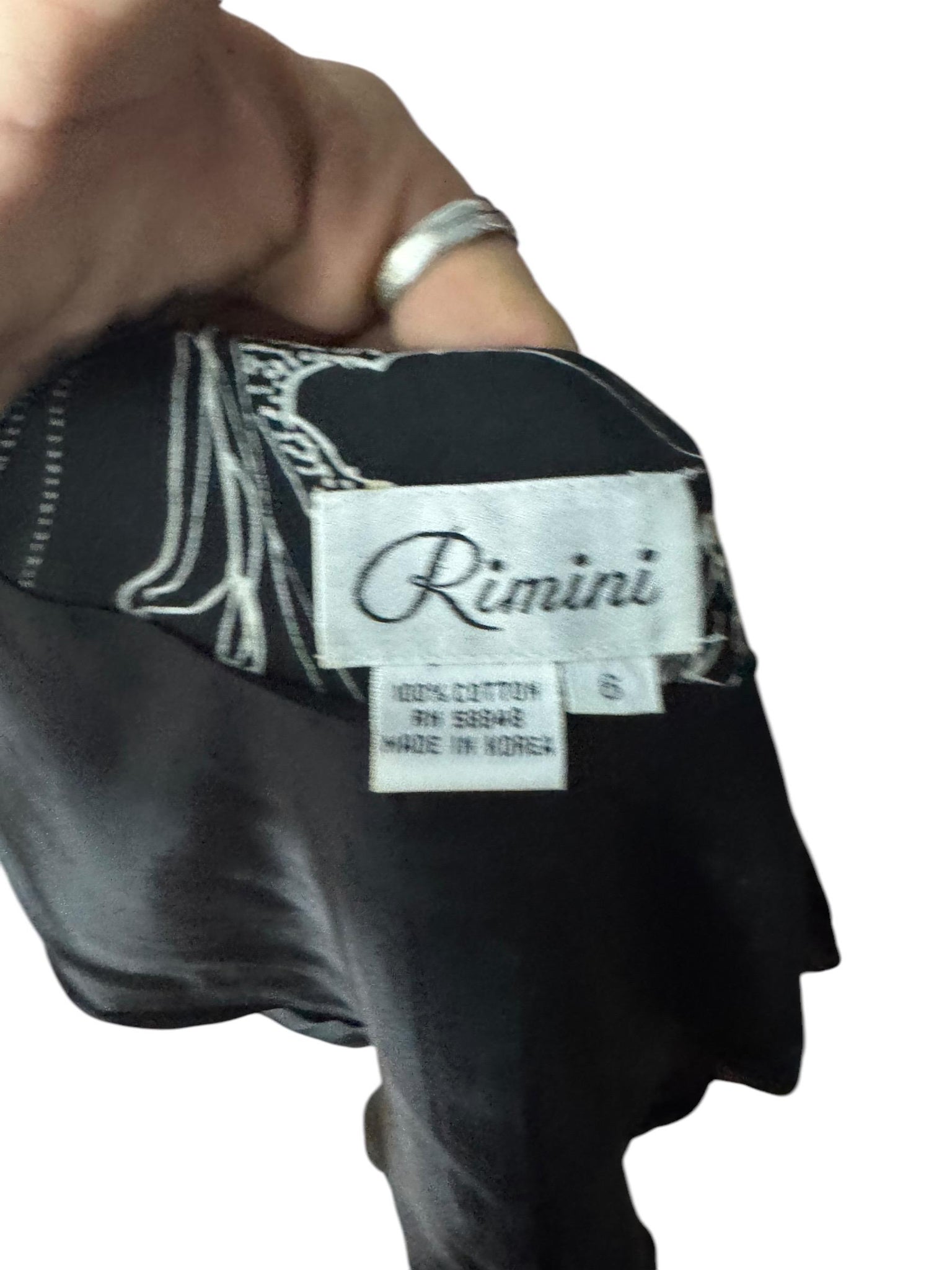 Vintage 80's sequin top shirt 6 Rimini