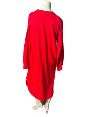 Vintage 80's Christmas beaver nightgown M