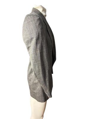 Vintage 80's men's gray fleck suit jacket 44