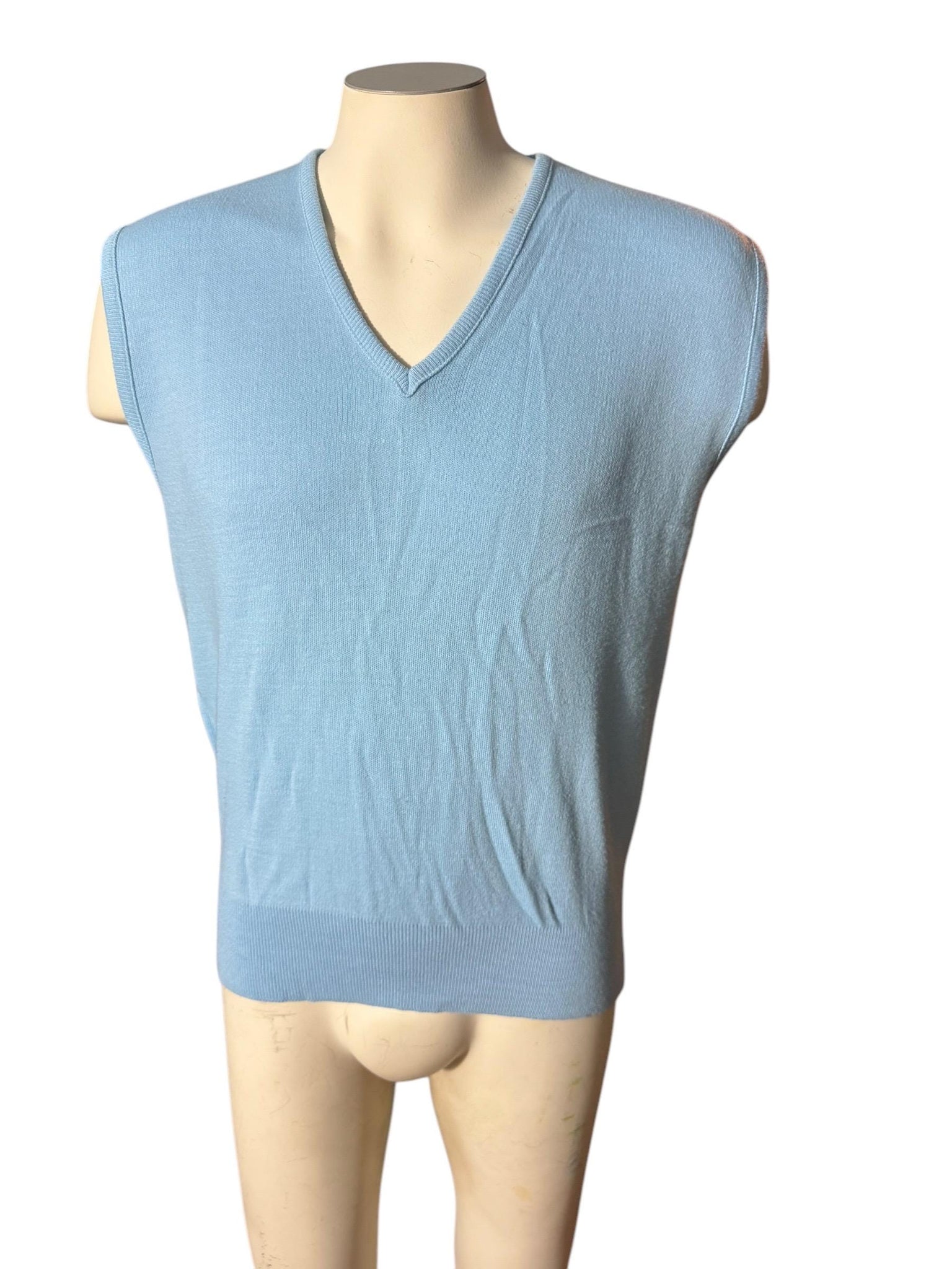 Vintage men’s blue sweater vest XL Sears