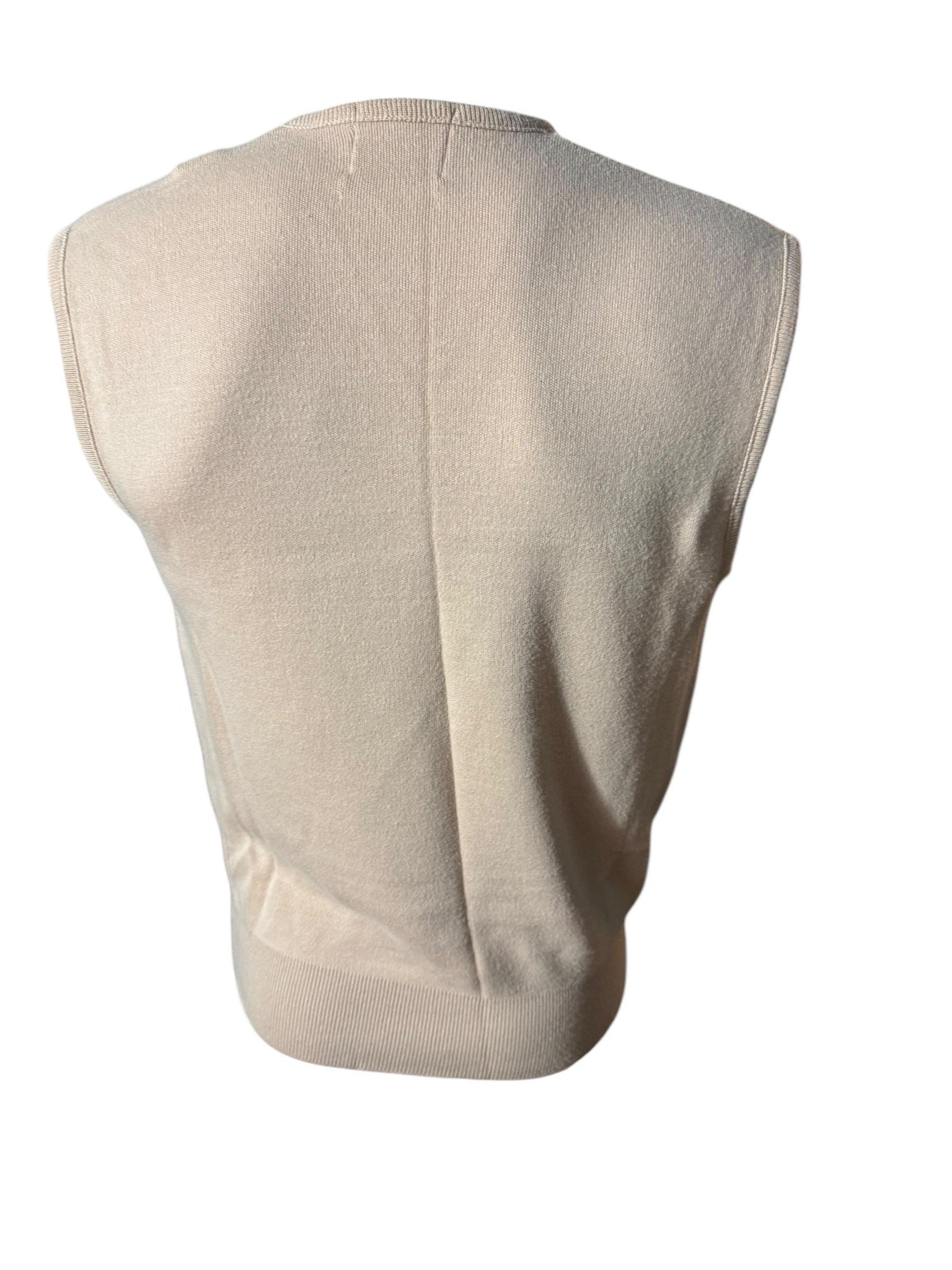 Vintage men’s tan sweater vest XL Sears