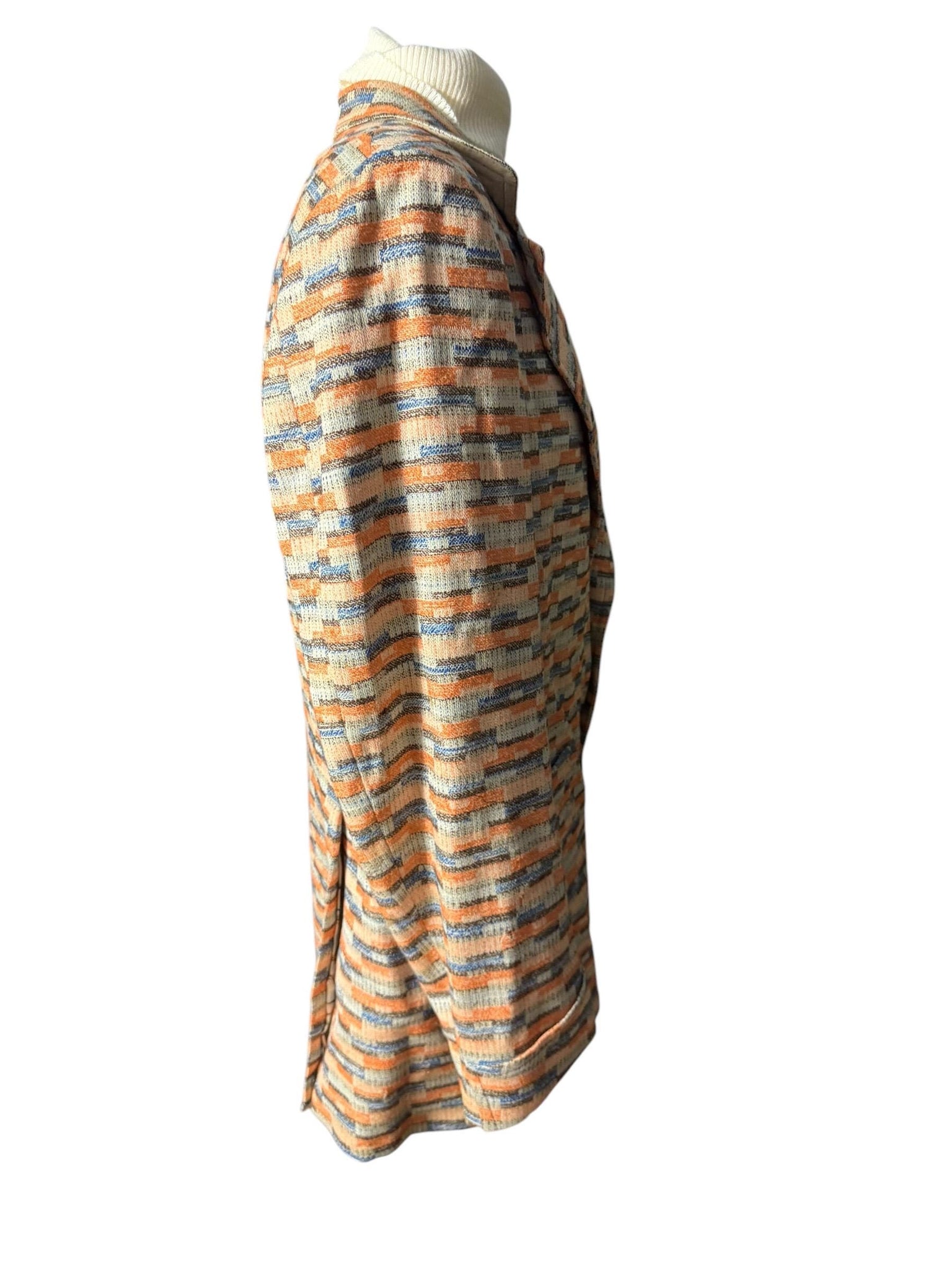 Vintage abstract 70's suit jacket 46 L Le Baron