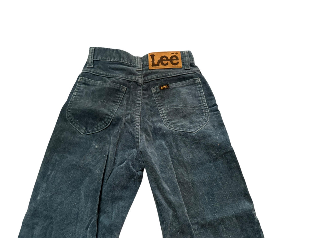 Vintage teen kids 70's high waist corduroy pants 5 L