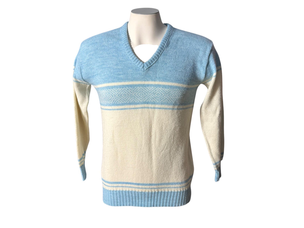 Vintage men's V neck lambs wool sweater M Puritan